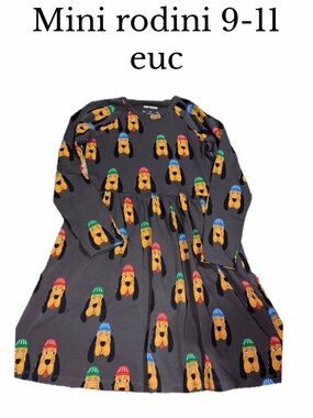 Mini rodini bloodhound dress size 9-11